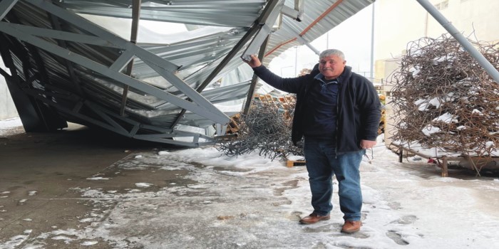 Kar yağışından zarar gören çiftçilere 4 milyon lira ödenek